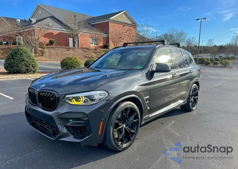 2020 BMW X3 M Competition from USA, damaged, VIN 5YMTS0C09L9B39086
